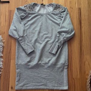 La Rok Lux Sweat Shirt Dress Size L!